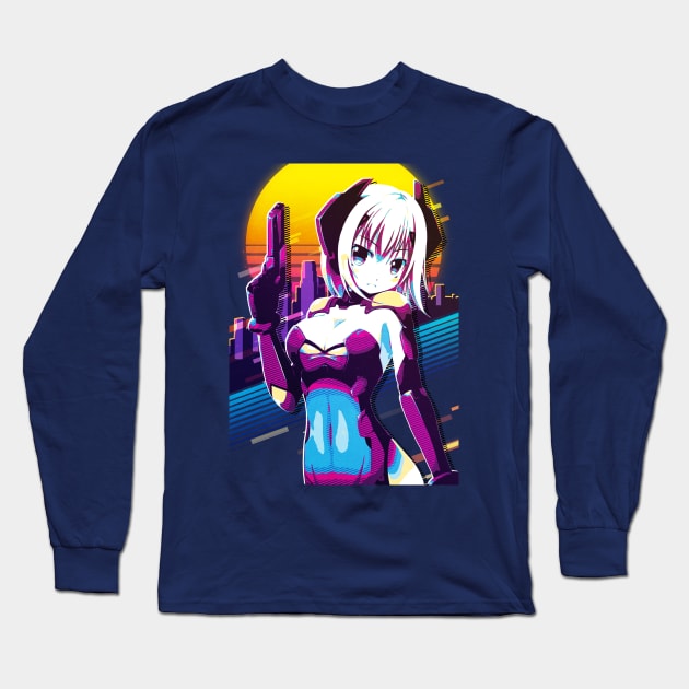 Date A Live Origami Tobiichi Long Sleeve T-Shirt by 80sRetro